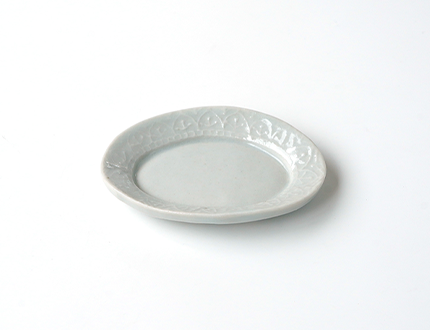 「オーバル豆皿（白）」1830420094