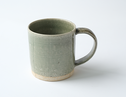 「緑釉　マグカップ（大）」1830310057