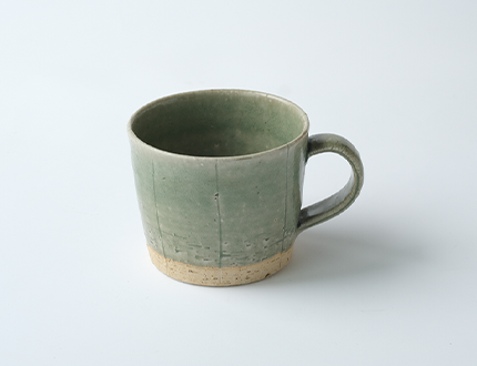 「緑釉　マグカップ（小）」1830310056
