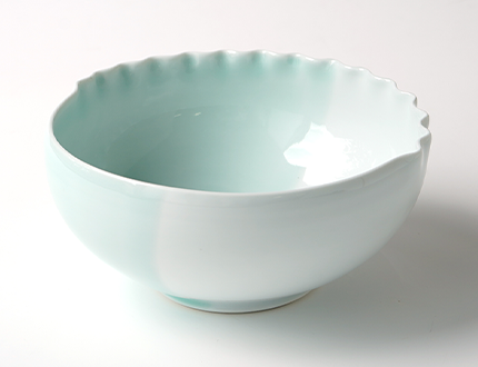 「白と緑のshell bowl」1830930099